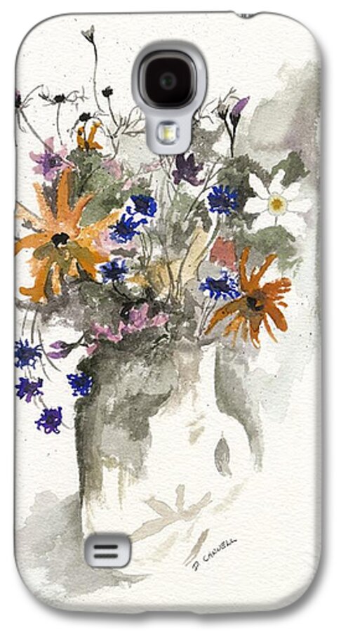 Flower Galaxy S4 Case featuring the painting Flower study fifteen by Darren Cannell