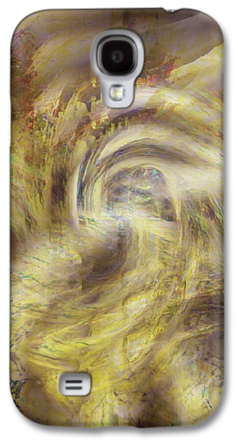 Spiritual Art Galaxy S4 Case featuring the digital art Heaven and Earth by Linda Sannuti
