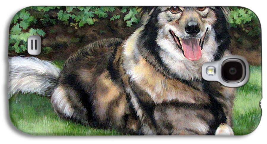 Dog Breeds Galaxy S4 Case featuring the painting Jake by Sandra Chase