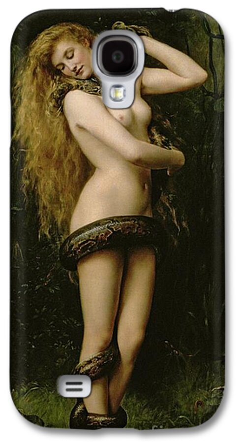 #faatoppicks Galaxy S4 Case featuring the painting Lilith by John Collier