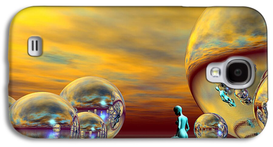 Bryce Galaxy S4 Case featuring the digital art Loneliness by Sandra Bauser