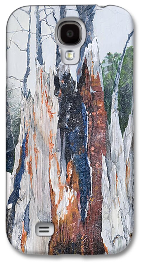 Print Galaxy S4 Case featuring the painting Nature Giveth and She Taketh Away     by Virginia McLaren