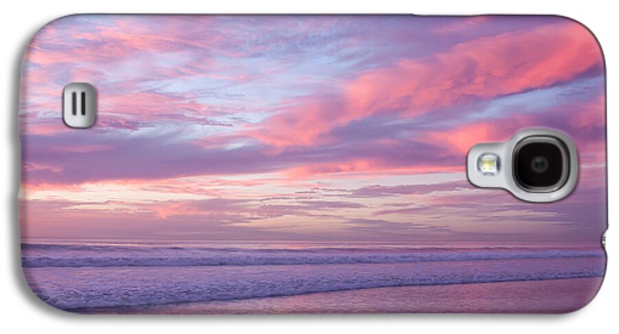 Sunset Galaxy S4 Case featuring the photograph Pink and Lavender Sunset by Ana V Ramirez