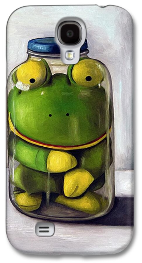 Frog Galaxy S4 Case featuring the painting Preserving Childhood by Leah Saulnier The Painting Maniac