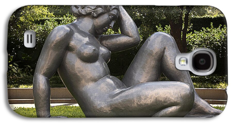 Sculpture Galaxy S4 Case featuring the photograph Reclining Nude Sculpture by Mountain Dreams