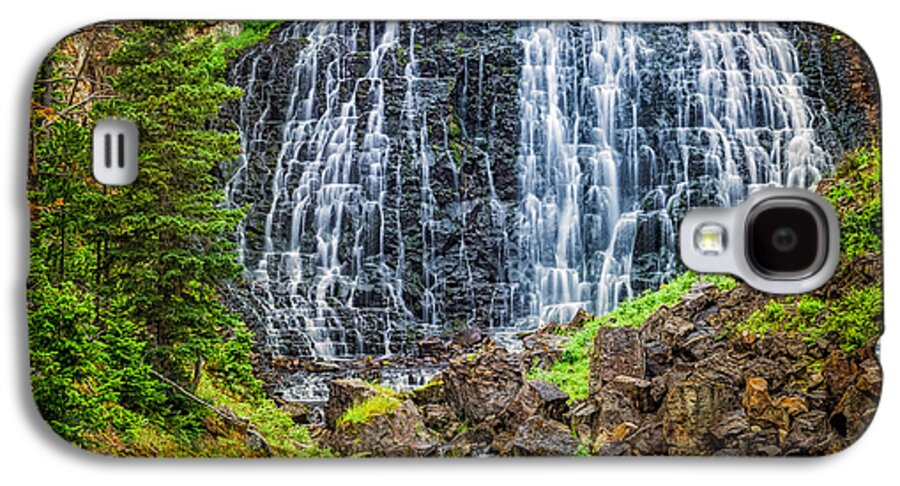 National Park Galaxy S4 Case featuring the photograph Rustic Falls by Rikk Flohr