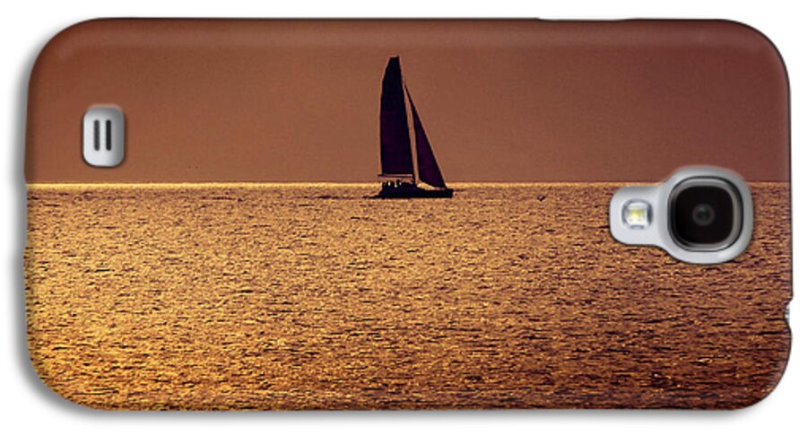 Boat Galaxy S4 Case featuring the photograph Sailing by Steven Sparks