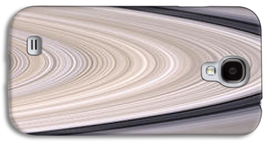 View From Space Galaxy S4 Case featuring the photograph Saturns Ring System by Stocktrek Images