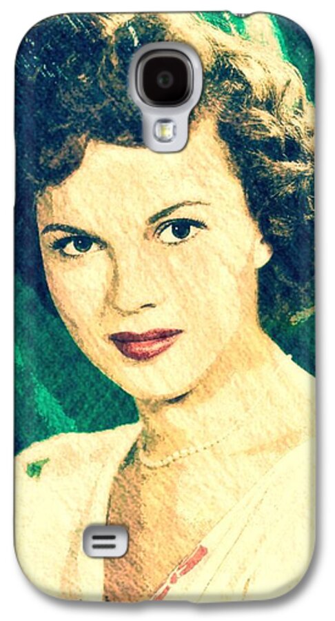 Hollywood Galaxy S4 Case featuring the painting Shirley Temple by John Springfield by Esoterica Art Agency