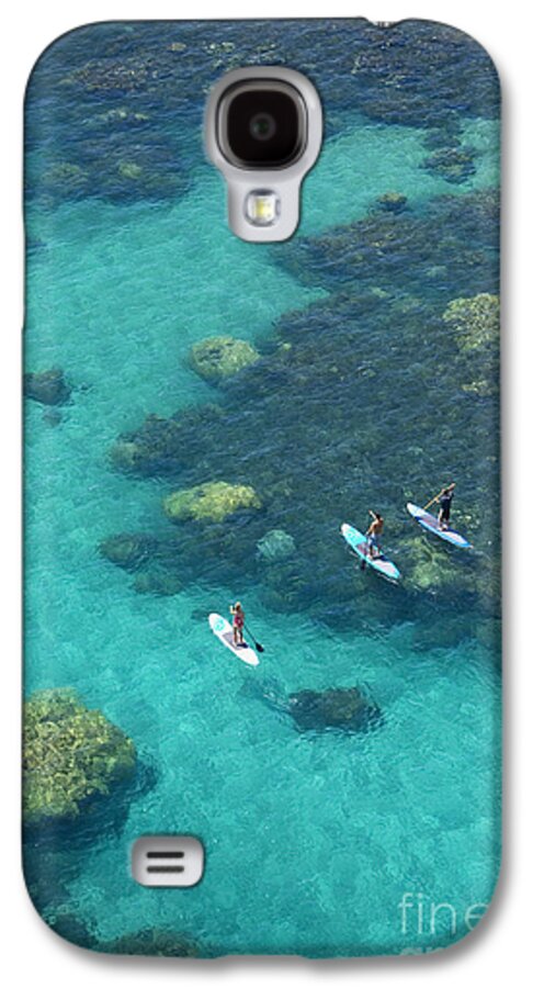 Adrenaline Galaxy S4 Case featuring the photograph Stand Up Paddlers by Ron Dahlquist - Printscapes