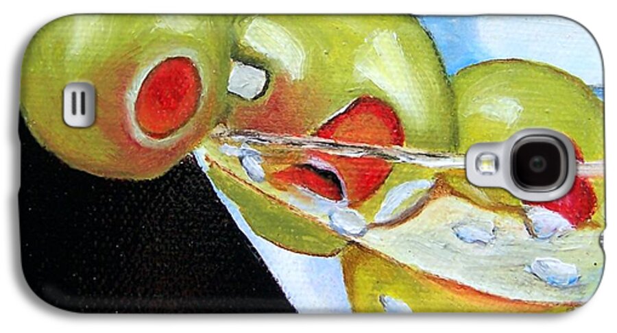 Martinin Galaxy S4 Case featuring the painting Straight Up SOLD by Susan Dehlinger