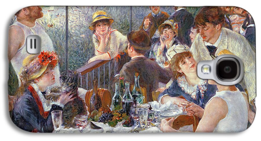 The Galaxy S4 Case featuring the painting The Luncheon of the Boating Party by Pierre Auguste Renoir