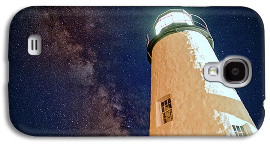 Pemaquid Point Lighthouse Galaxy S4 Case featuring the photograph The Milky Way Over Pemaquid Point by Rick Berk