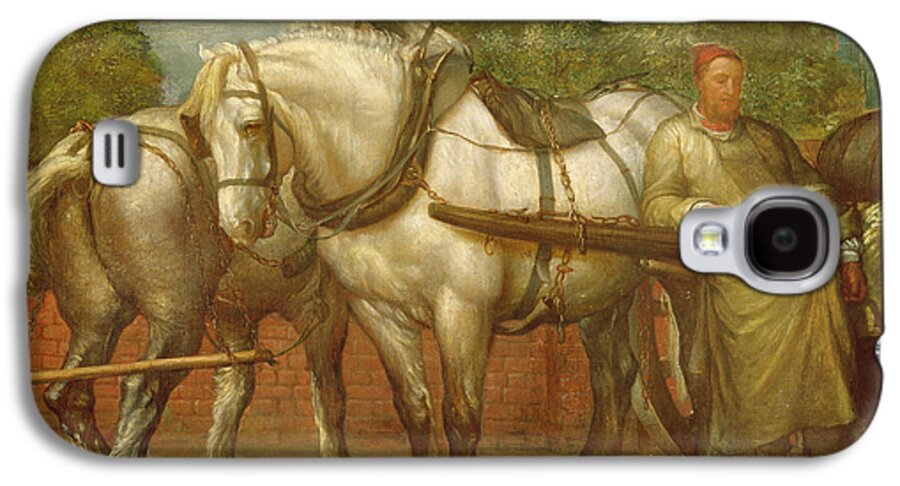 The Noonday Rest Galaxy S4 Case featuring the painting The Noonday Rest by George Frederick Watts