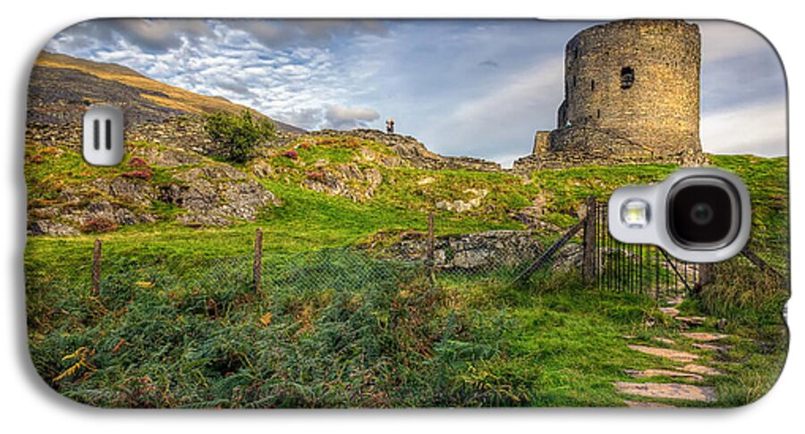 Dolbadarn Castle Galaxy S4 Case featuring the photograph Ye Olde Path by Adrian Evans