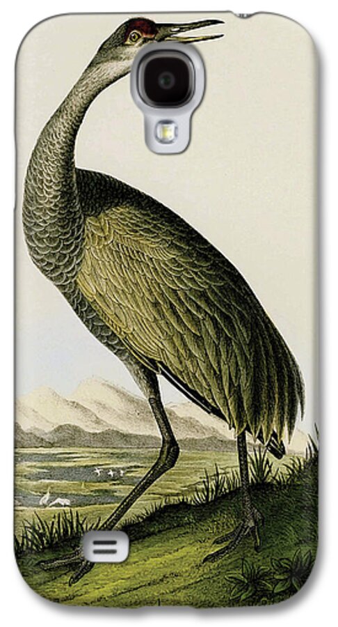 Birds Galaxy S4 Case featuring the painting Whooping Crane #2 by John James Audubon