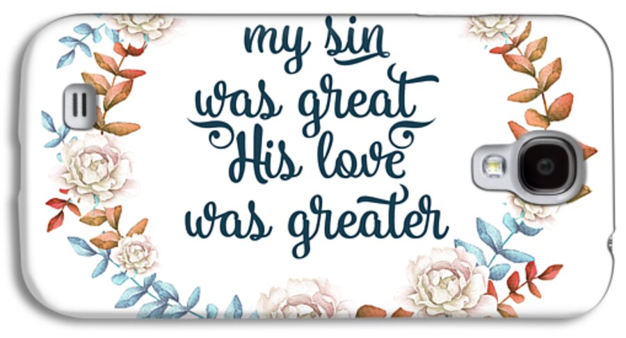 Christian Bible Verse Quote My Sin His Love IPhone Case, 42% OFF