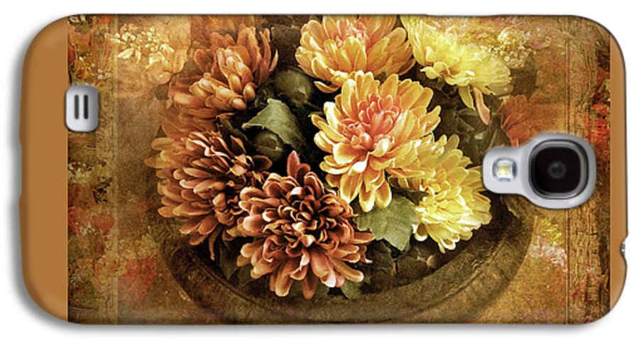 Flowers Galaxy S4 Case featuring the photograph Bordered Mums by Jessica Jenney
