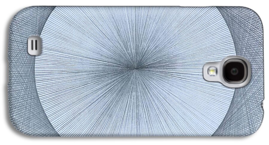 Circle Galaxy S4 Case featuring the drawing Circles do not exist one degree by Jason Padgett