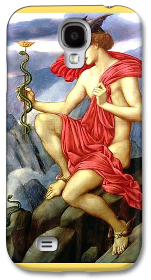 Mercury Mythology Romanticism Painting Galaxy S4 Case featuring the painting Mercury by Evelyn De Morgan