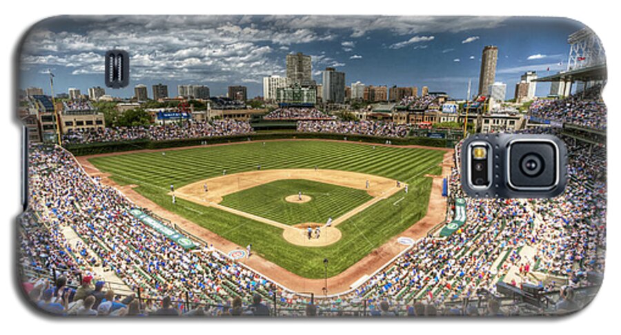 Wrigley Galaxy S5 Case featuring the photograph 0234 Wrigley Field by Steve Sturgill