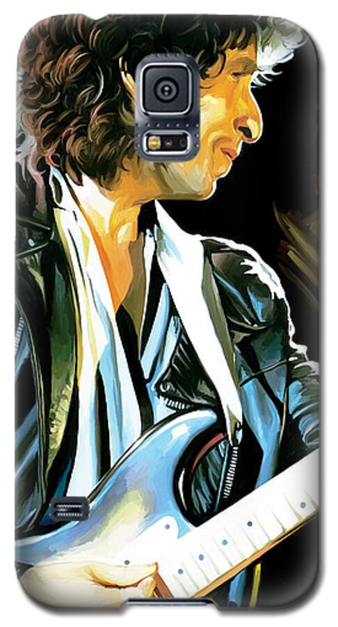 Bob Dylan Paintings Galaxy S5 Case featuring the painting Bob Dylan Artwork 2 #1 by Sheraz A
