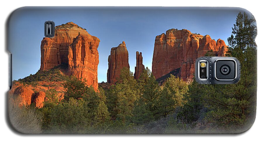Sedona Galaxy S5 Case featuring the photograph Cathedral Rocks in Sedona #1 by Alan Vance Ley