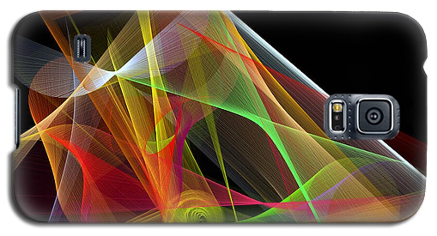 Abstract Art Galaxy S5 Case featuring the digital art Color Symphony #1 by Rafael Salazar