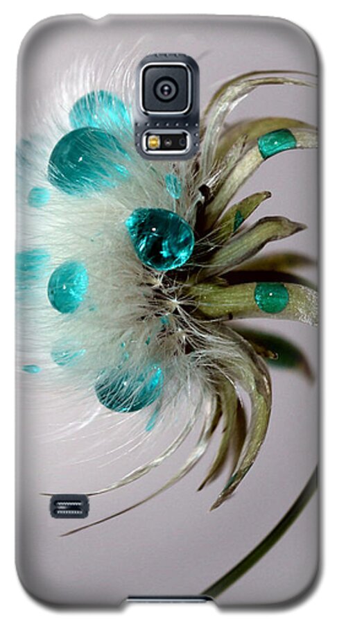 Dandelion Galaxy S5 Case featuring the photograph Dandelion Blues #1 by Krissy Katsimbras