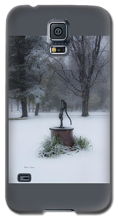 Snow Galaxy S5 Case featuring the photograph First Snow by Rebecca Samler