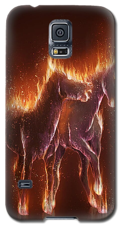 Hell Galaxy S5 Case featuring the digital art From Hell by Kate Black