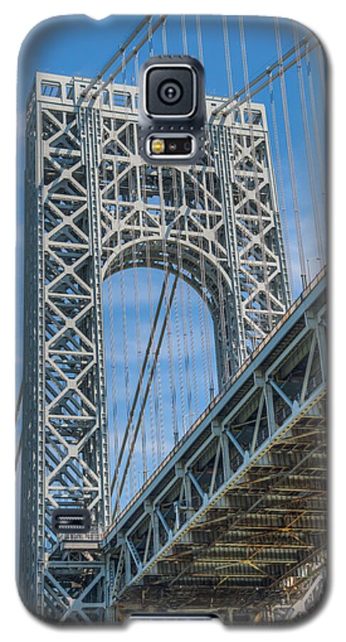 New York Galaxy S5 Case featuring the photograph George Washington Bridge #2 by Chris McKenna