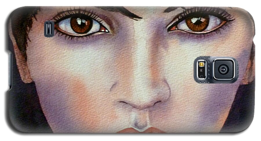 Portrait Of A Lady Galaxy S5 Case featuring the painting Heaven in Her Eyes by Michal Madison