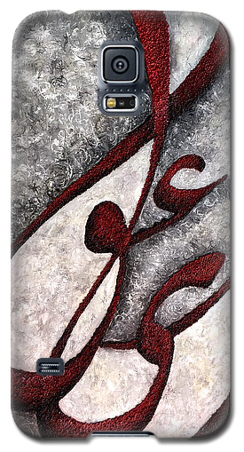 Love Galaxy S5 Case featuring the painting Love by Shabnam Nassir- Majid Roohafza