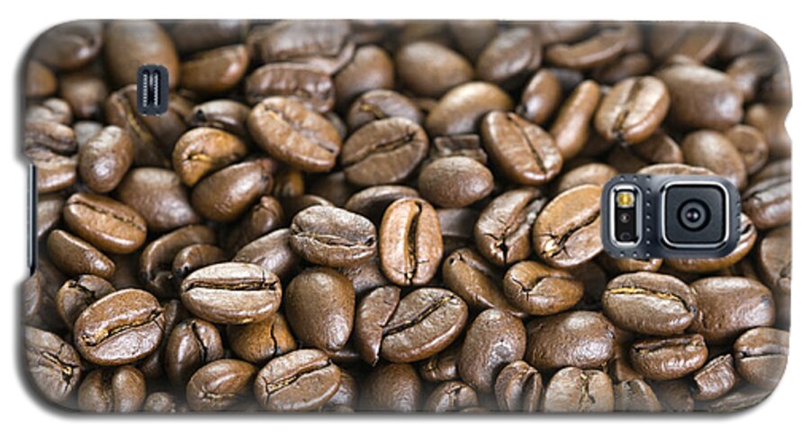 Coffee Beans Galaxy S5 Case featuring the photograph Roasted Coffee Beans #1 by Lee Avison