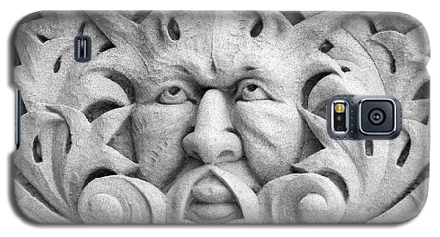 Vintage Galaxy S5 Case featuring the photograph Stone Face II by Sarah Schroder