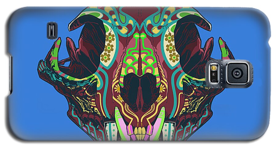 Mexico Galaxy S5 Case featuring the digital art Sugar lynx #1 by Nelson Dedos Garcia