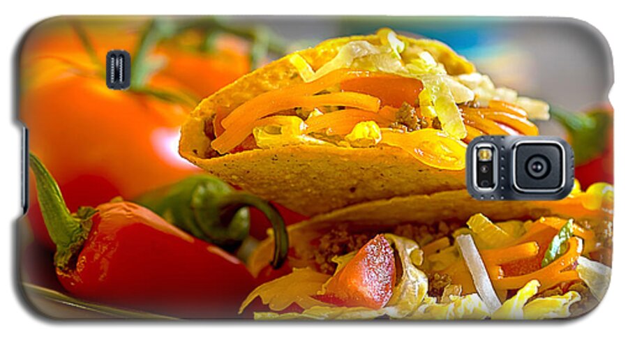 Taco Galaxy S5 Case featuring the photograph Tacos #1 by Danny Hooks