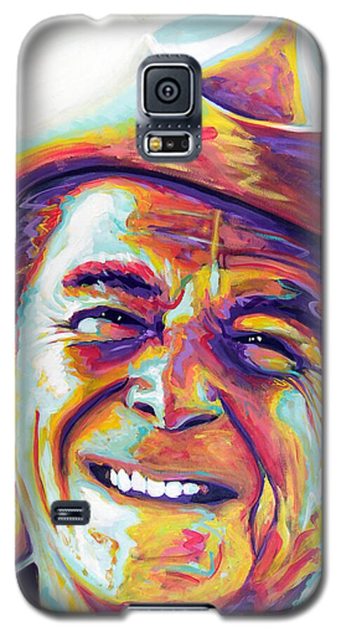 Portrait Galaxy S5 Case featuring the painting The Gipper by Steve Gamba