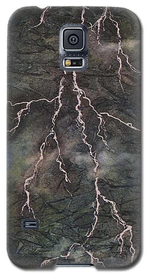 Watercolor Galaxy S5 Case featuring the painting The Storm by Chrisann Ellis