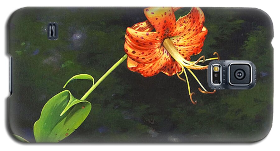 Turk's Cap Painting Galaxy S5 Case featuring the painting Turk's Cap #1 by Bob George