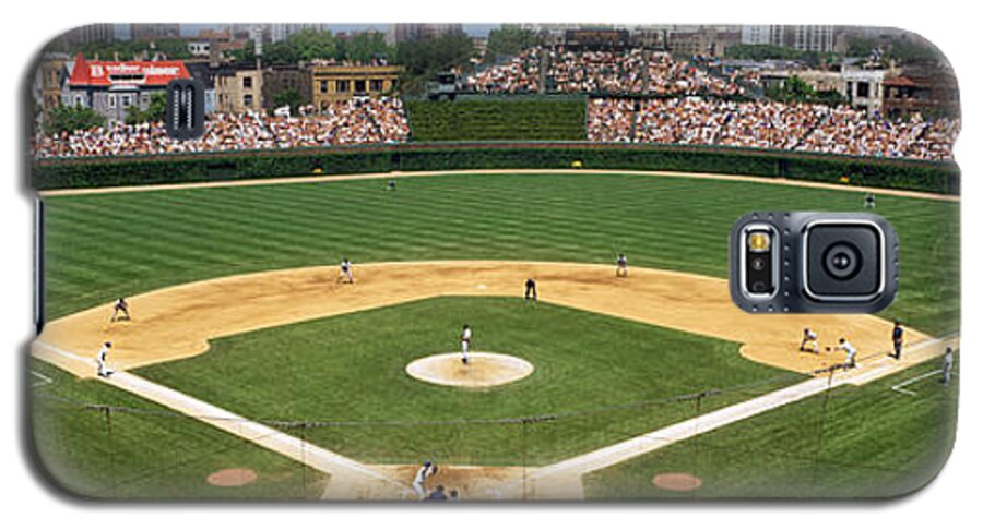 Photography Galaxy S5 Case featuring the photograph Usa, Illinois, Chicago, Cubs, Baseball #1 by Panoramic Images