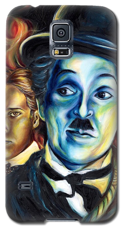 Charlie Chaplin Galaxy S5 Case featuring the painting 12 signs series Aries by Hiroko Sakai
