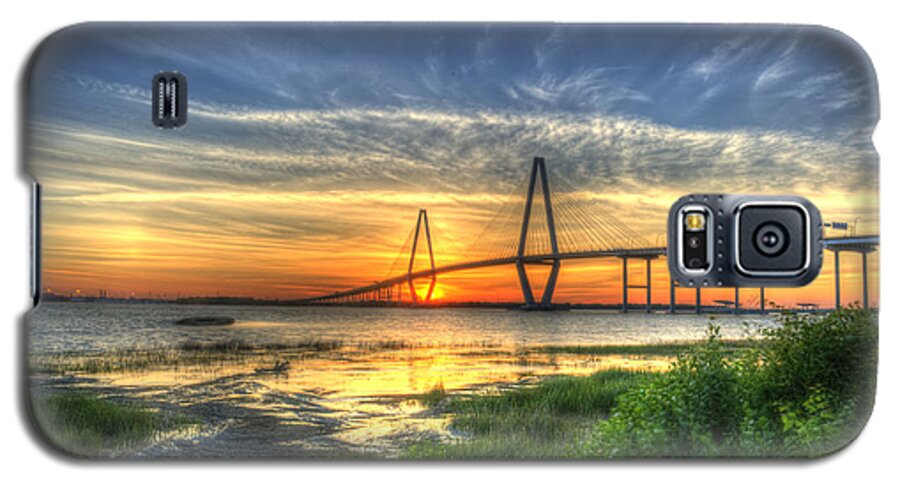 Arthur Ravenel Jr. Galaxy S5 Case featuring the photograph Lowcountry Sunset by Dale Powell