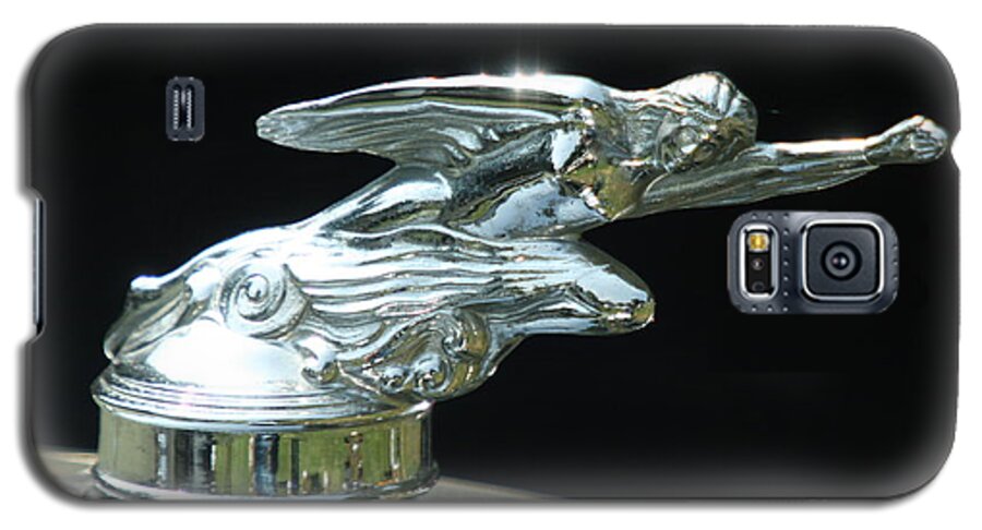 Car Galaxy S5 Case featuring the photograph 1928 Studebaker Hood Ornament by Crystal Nederman