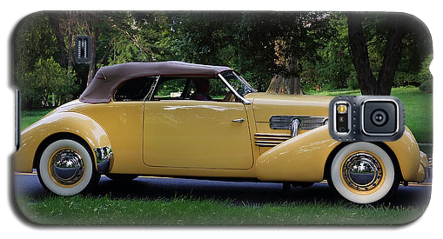 1937 Cord Galaxy S5 Case featuring the photograph 1937 Cord convertible by Dennis Hedberg