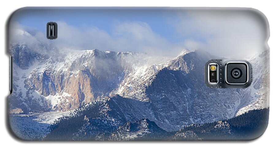 Pikes Peak Galaxy S5 Case featuring the photograph Cloudy Peak #2 by Steven Krull