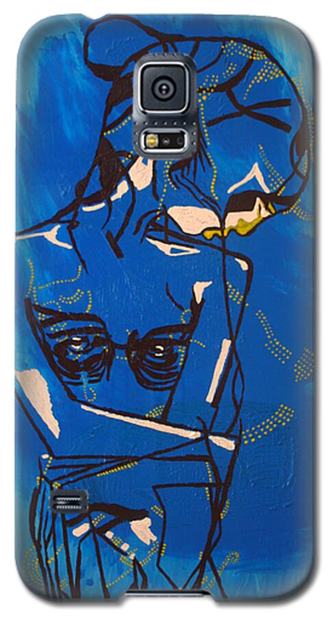 Jesus Galaxy S5 Case featuring the painting Dinka Painted Lady - South Sudan #2 by Gloria Ssali