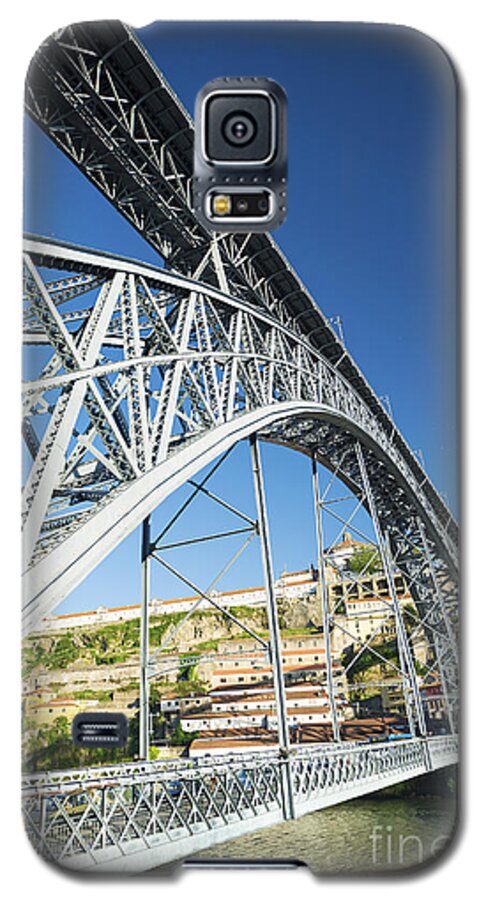 Architecture Galaxy S5 Case featuring the photograph Dom Luis Bridge Porto Portugal #2 by JM Travel Photography