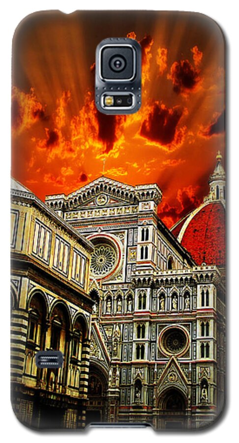 Ze Di Galaxy S5 Case featuring the photograph Firenze La cattedrale di Santa Maria del Fiore - Florence The Cathedral of Santa Maria del Fiore by Ze Di